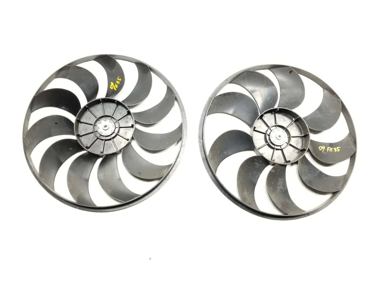 09 10 11 12 Infiniti Fx35 Radiator Cooling Fan Blade Pair OEM