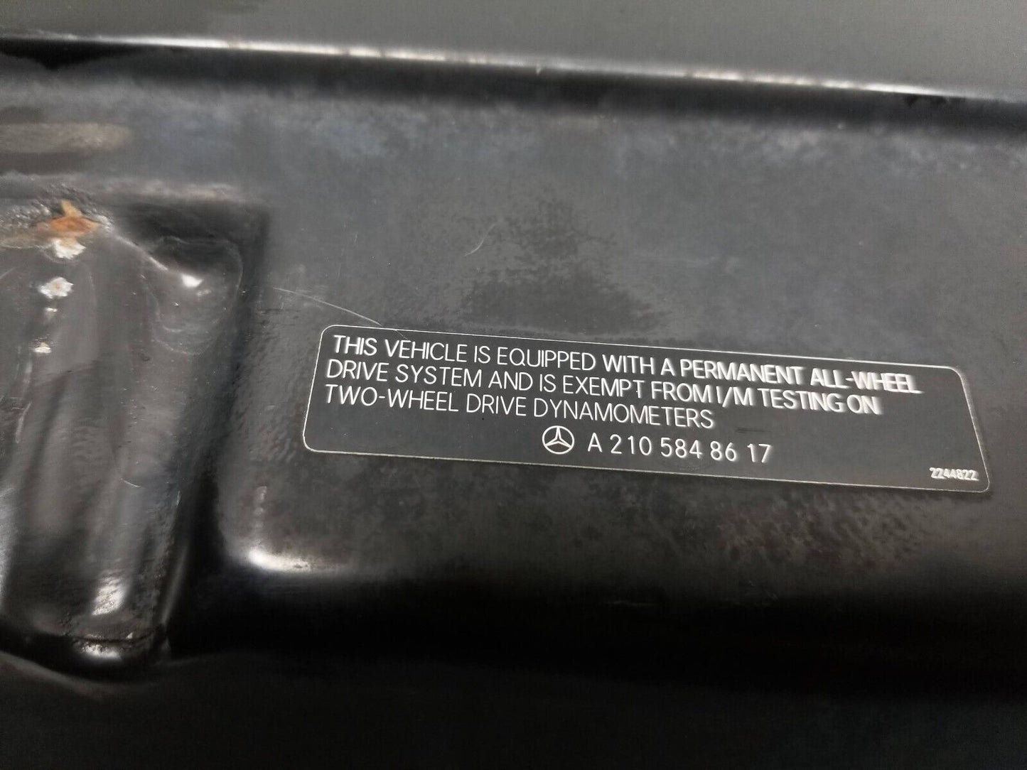 06 07 08 09 10 11 Mercedes Ml500  Radiator Core Upper Support Tie Bar OEM