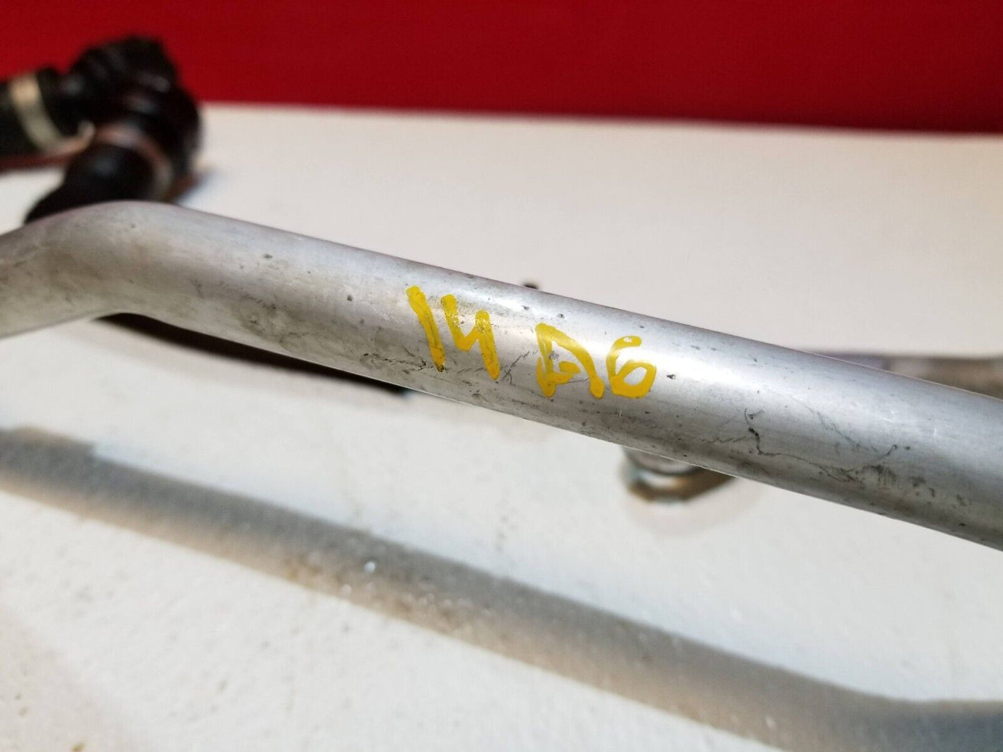 12 13 14 15 Audi A6 3.0t Engine Coolant Water Hose Tube Pipe 2pcs OEM