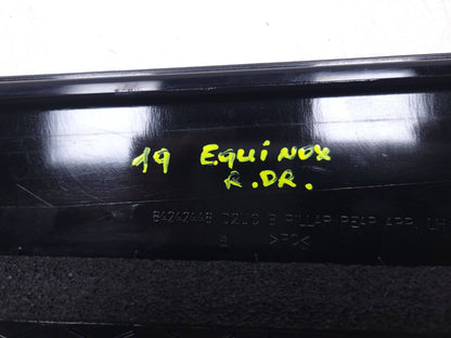 18 19 20 21 Chevrolet Equinox Exterior B Pillar Rear Trim Molding Left Drive OEM