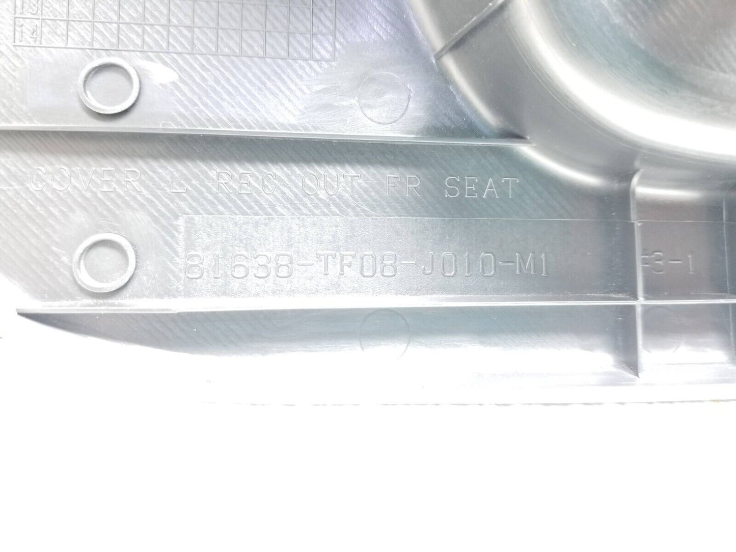09 10 11 12 13 14 Honda Fit Front Left Driver Seat Side Cover Trim 6pcs OEM