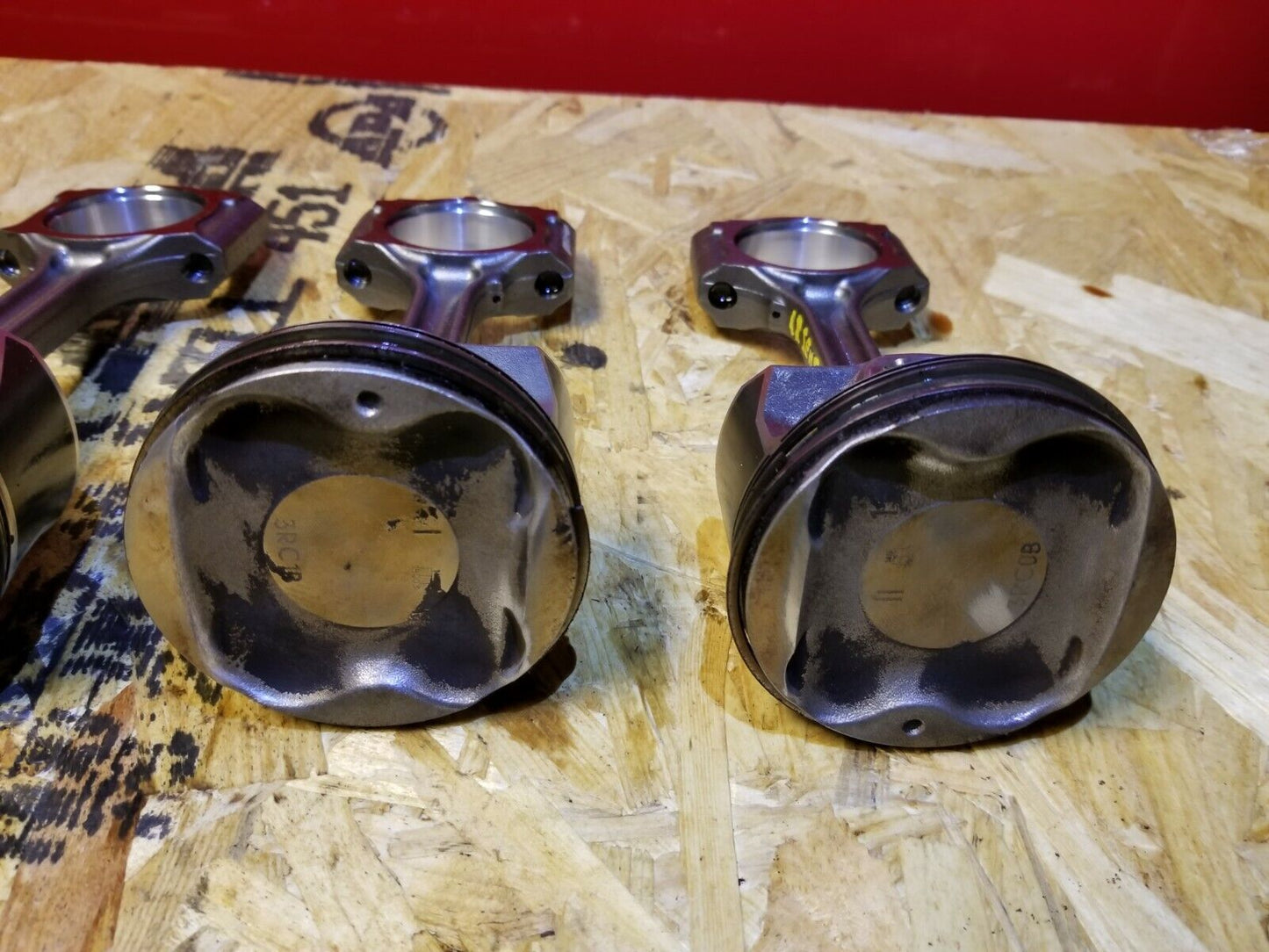 16 17 18 Nissan Sentra 1.8l Piston W/ Connecting Rod 4pcs Std: Size OEM 8k Miles