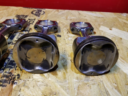 16 17 18 Nissan Sentra 1.8l Piston W/ Connecting Rod 4pcs Std: Size OEM 8k Miles