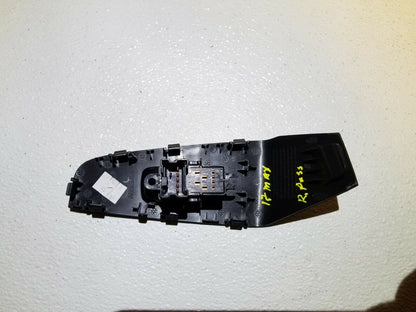 16 17 18 Nissan Maxima Rear Right Passenger Side Window Switch W/ Trim OEM 41k