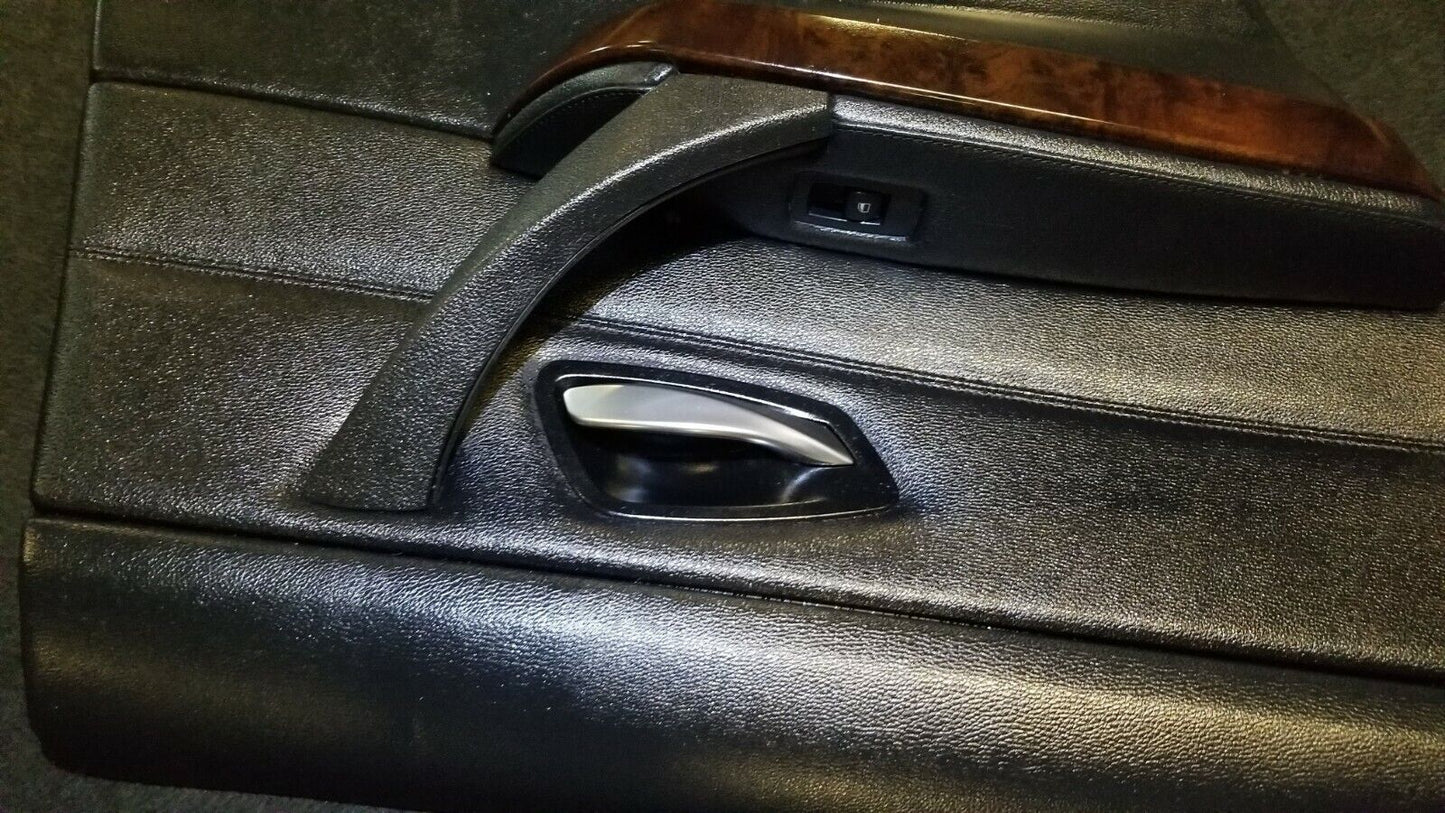 09 10 11 12 BMW 328xi E90 Rear Left Door Trim Panel Driver Side OEM