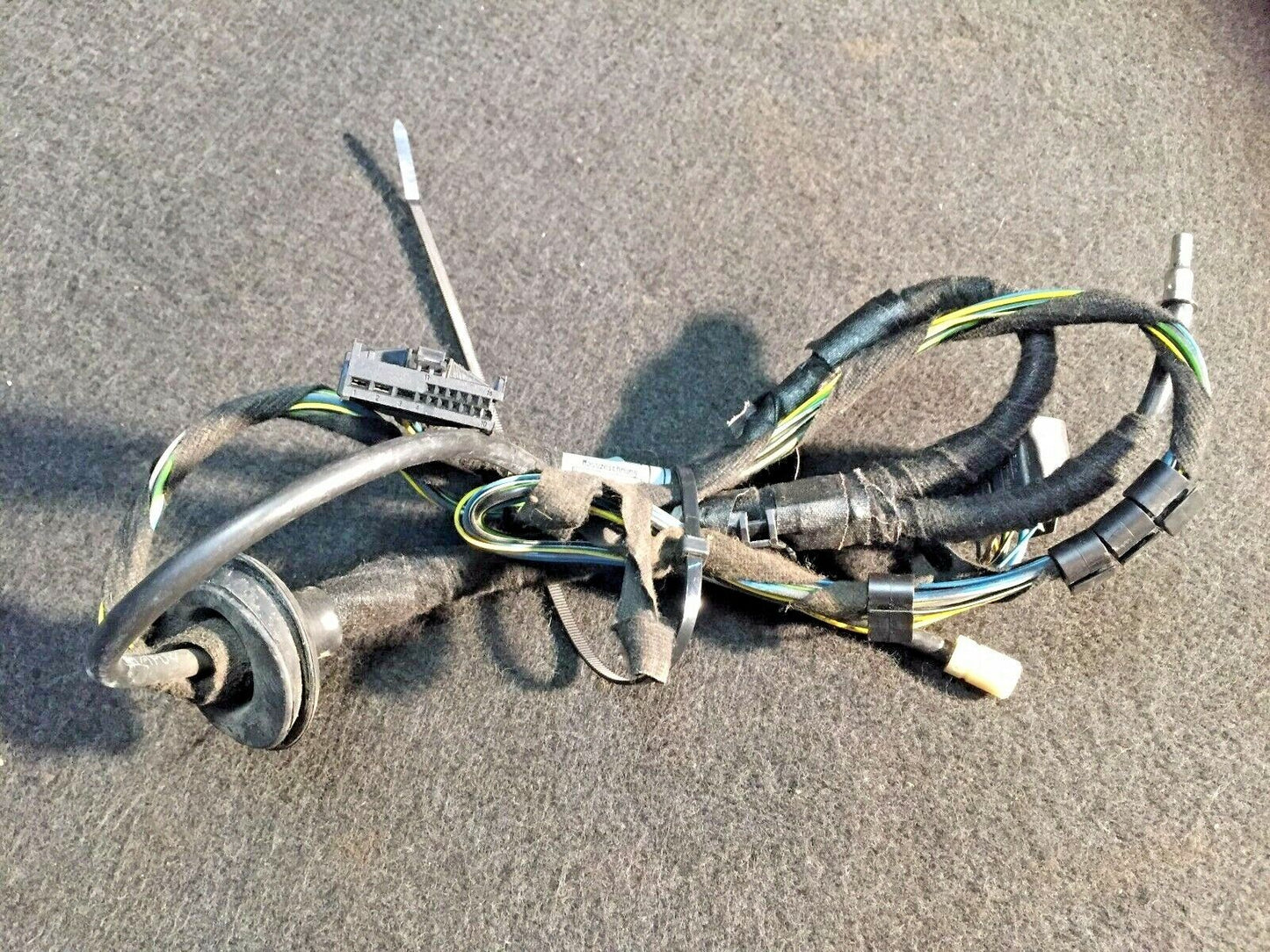 02 03 04 05 BMW 745i E65 Rear Left Driver Door Wire Harness OEM