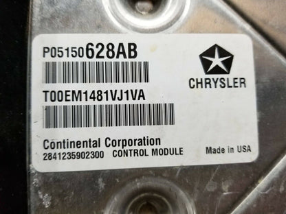 11 12 13 14 Chrysler 200s Convertible Engine Computer Control Module Ecm Ecu OEM