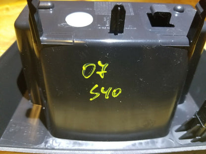 05 06 07 Volvo S40 Center Console Compartment Coin Tray Black OEM