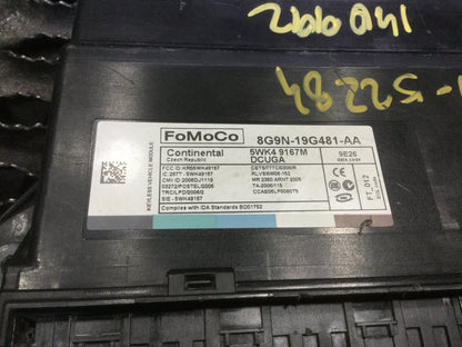 2010 Jaguar XF Keyless Entry & Theeft Locking Module OEM N23 45k