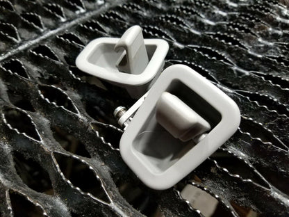 06 07 08 09 10 BMW 650i E63  Rear Roof Coat Hanger Clip Hook 2pcs OEM