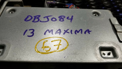 13 2013 Nissan Maxima Communication Control Module 28383zy71a OEM #67