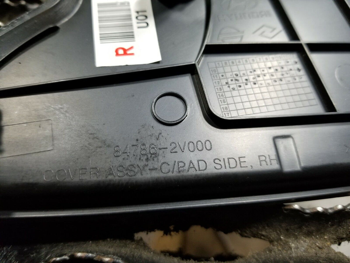 12 13 14 15 16 Hyundai Veloster Dash End Cap Cover Right Pass Side OEM