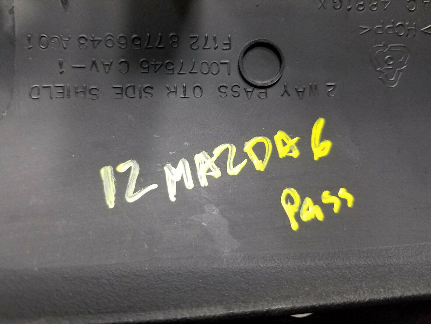 09 10 11 12 13 Mazda 6 Front Right Passenger Seat Side Trim Panel OEM