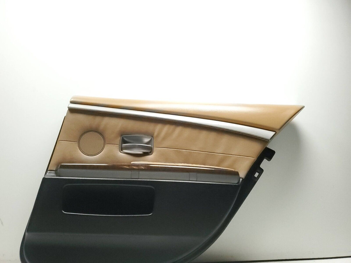 02 03 04 05 BMW 745i E65 Rear Door Trim Panel Right Passenger Side OEM