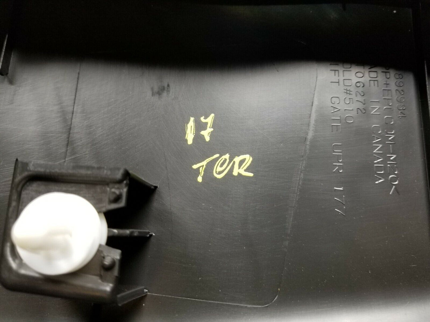 14 15 16 17 GMC Terrain Liftgate Upper Trim Panel OEM 14k Miles