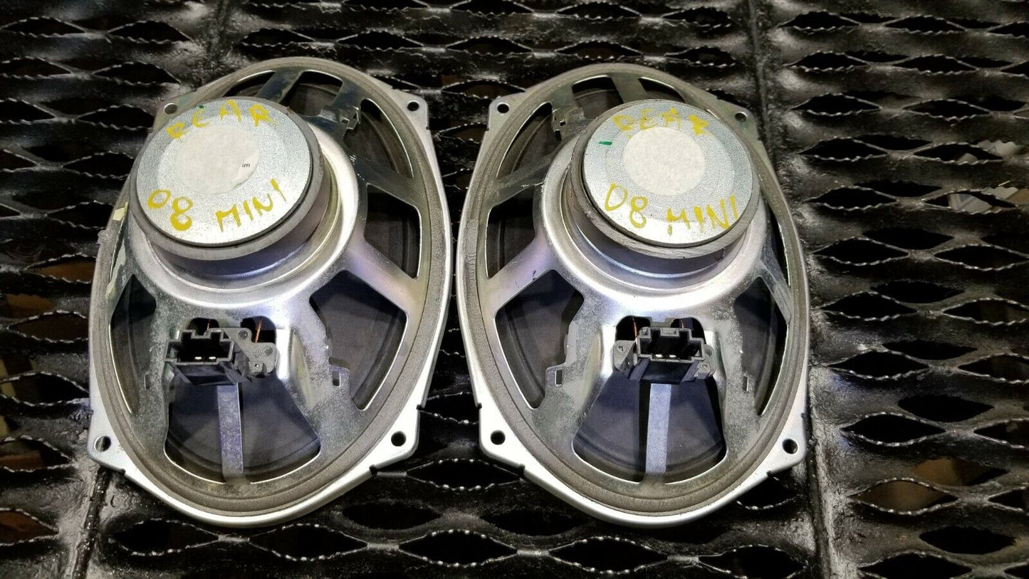08 2008 Mini Cooper Rear Back Quarter Panel Left Right Audio Speaker Pair OEM 77