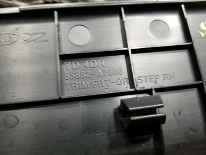14 15 16 Kia Forte Front Right Passenger Step Sill Scuff Plate OEM 27k