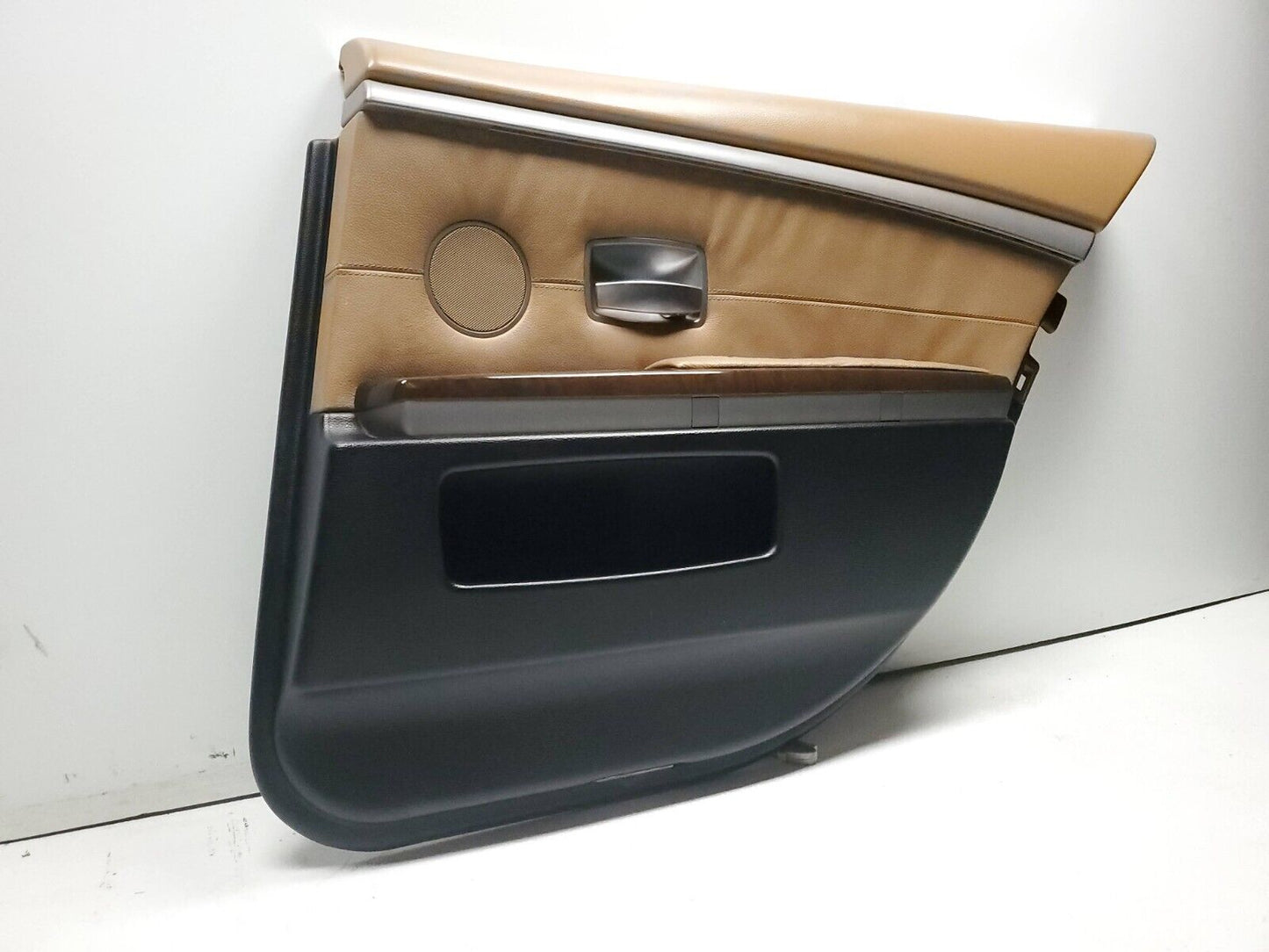 02 03 04 05 BMW 745i E65 Rear Door Trim Panel Right Passenger Side OEM