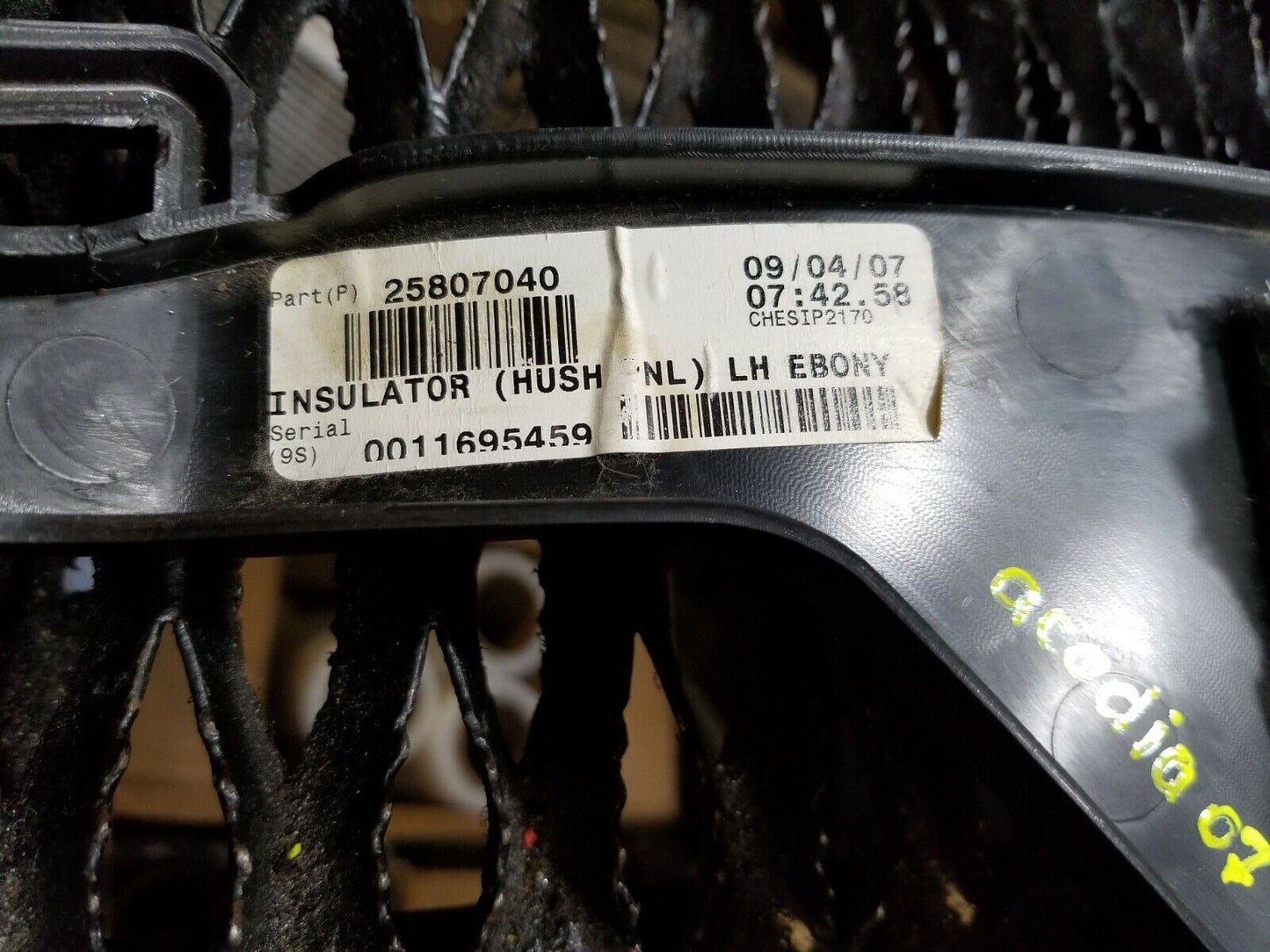 07 08 09 10 11 12 GMC Acadia Left Dr Lower Dash Insulator Panel Trim Cover OEM