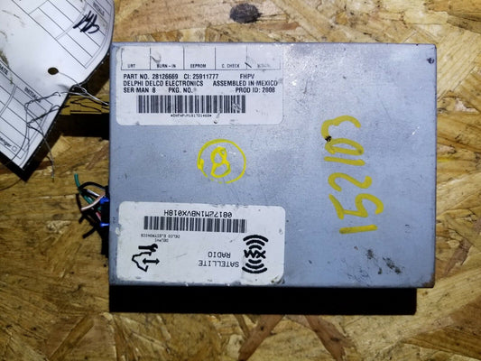 08 2008 GMC Acadia Xm Radio Satelite Receiver Control Module OEM #8