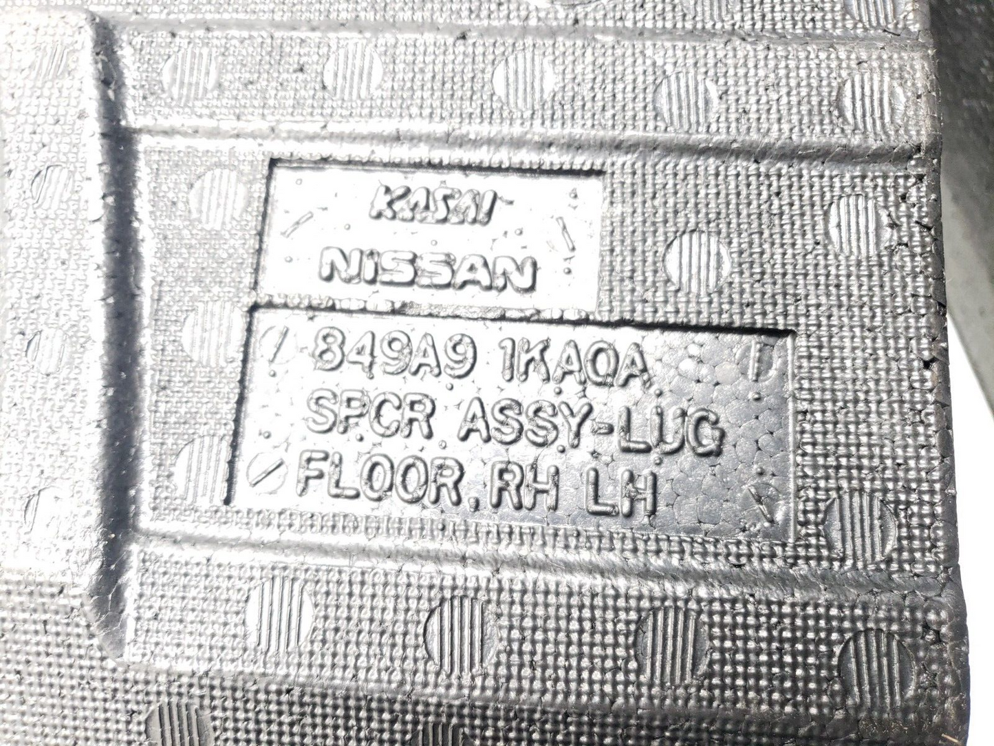 11 12 13 14 Nissan Juke Trunk Storage Compartment Foam Pair OEM