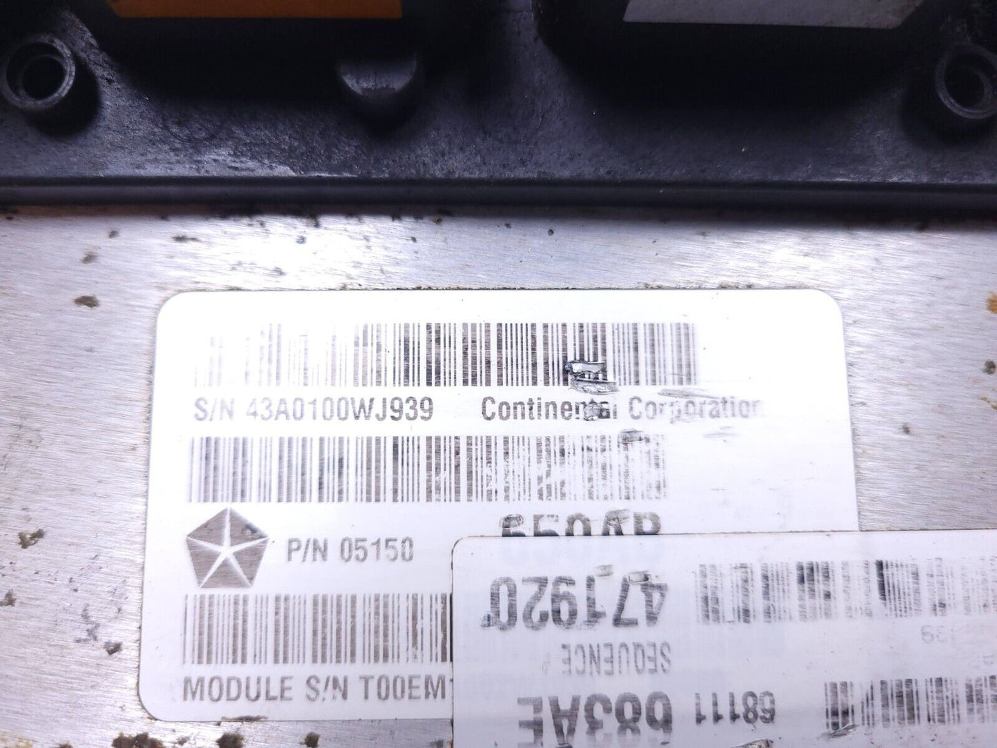 2012 Jeep Grand Cherokee Engine Control Module 3.6l At OEM