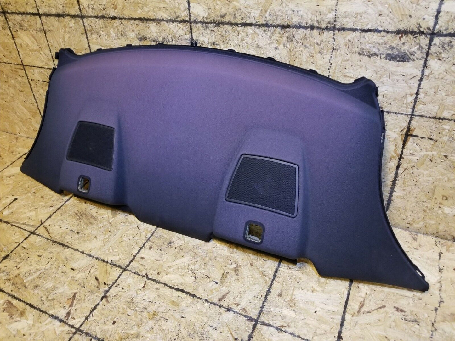 06 07 08 09 10 BMW 650i E63 Rear Window Parcel Shelf Panel Trim W/ Speakers OEM