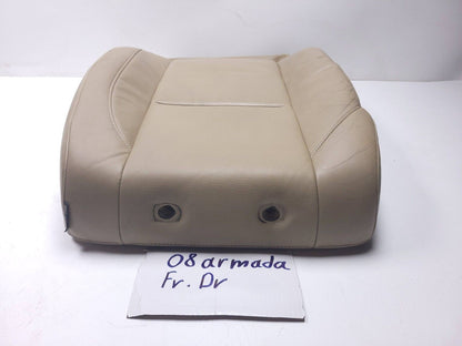 2006-2012 Nissan Armada Front Seat Back Backrest Driver Side Left OEM