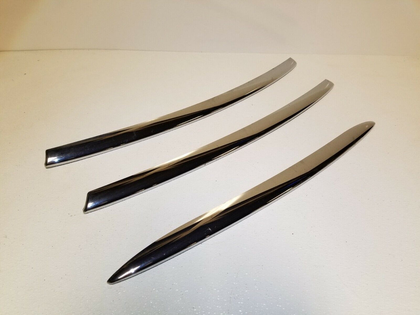 10 11 12 13 Mini Cooper R56 Front Upper Grille Chrome Strip Molding 3pcs OEM