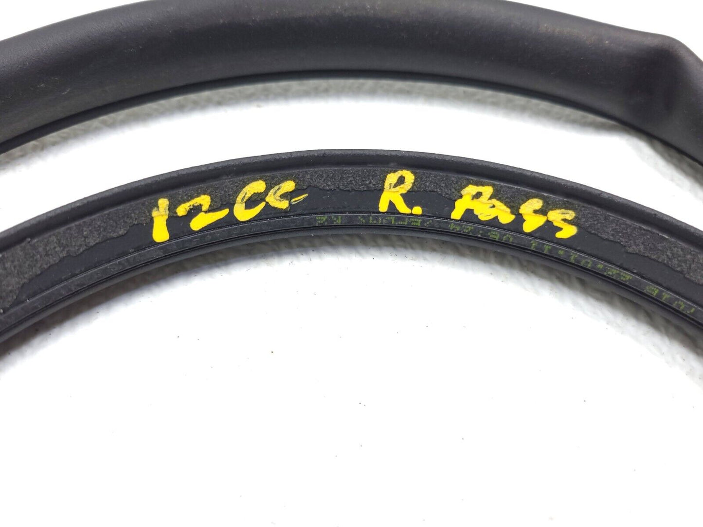 09 10 11 12 Volkswagen Cc Door Weatherstrip Seal Rear Right Passenger Side OEM