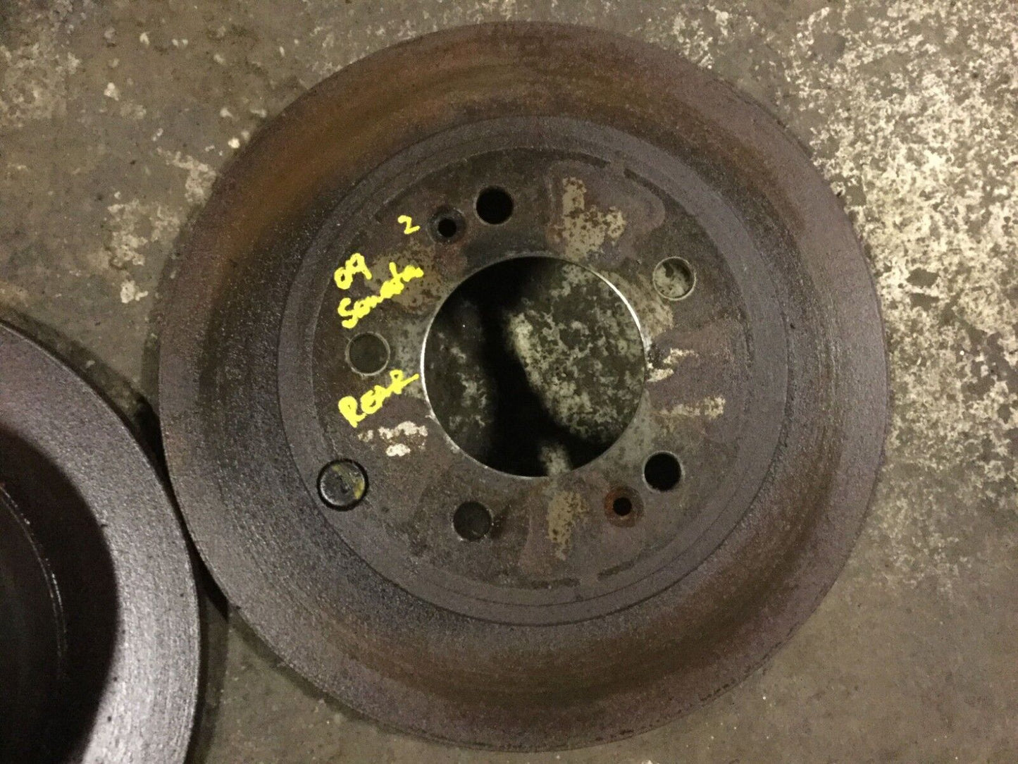 06 07 08 09 10 Hyundai Sonata 3.3l Rear Brake Disc Rotor 2pcs OEM D12