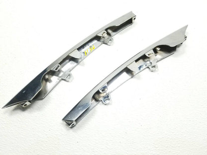 10 11 12 13 Jaguar XJ Front Bumper Lower Grille Chrome Trim Left & Right OEM