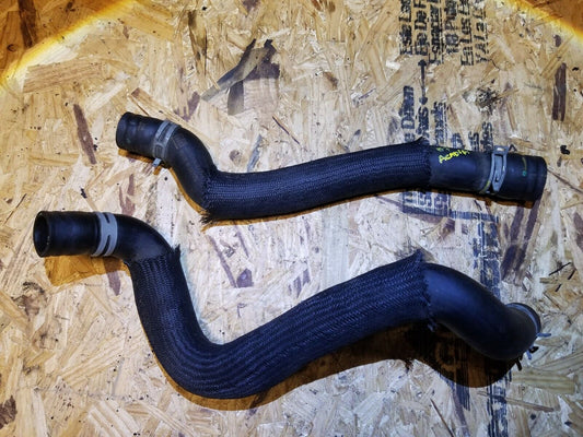 07 08 09 10 11 12 GMC Acadia Coolant Radiator Hose Pipe Tube Pair OEM