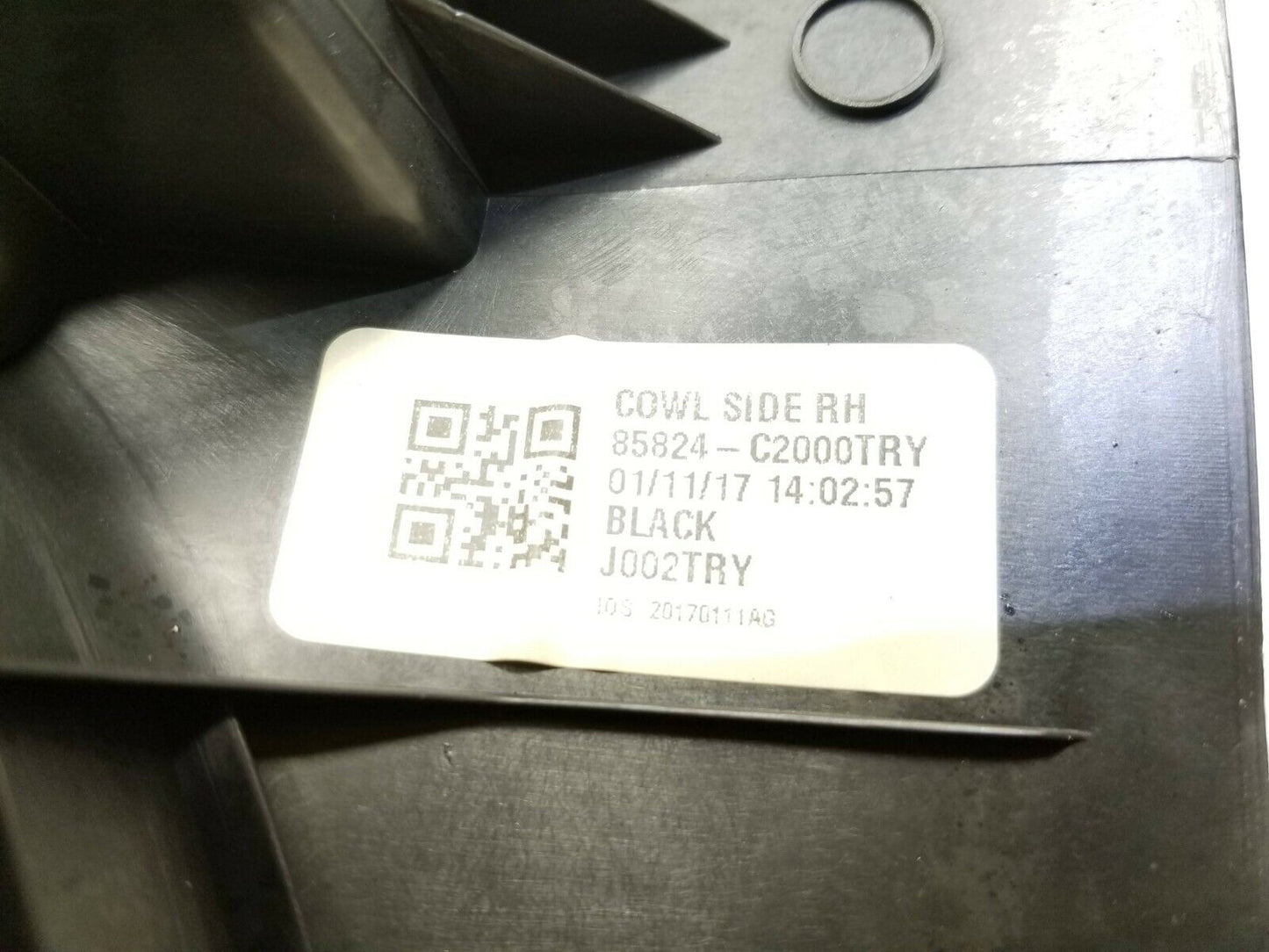 15 16 17 Hyundai Sonata Front Right Pass Kick Cowl Trim Panel OEM