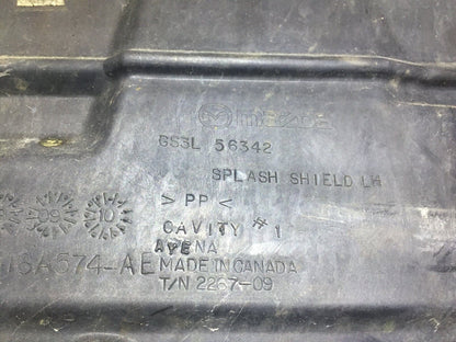 09 10 11 12 13 Mazda 6 Driver Side Engine Splash Shield OEM