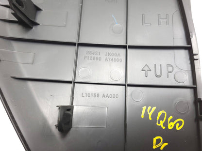 2014 2015 Infiniti Q60 Coupe Dash End Cap Cover Left & Right 2pcs OEM
