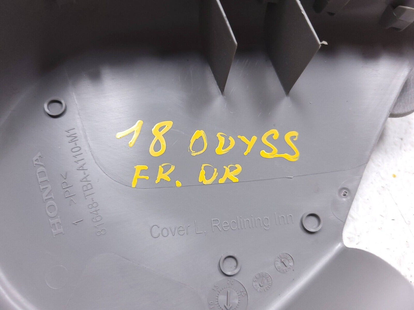 18 19 20 21 22 Honda Odyssey Front Driver Seat Trim Cover 3pcs OEM