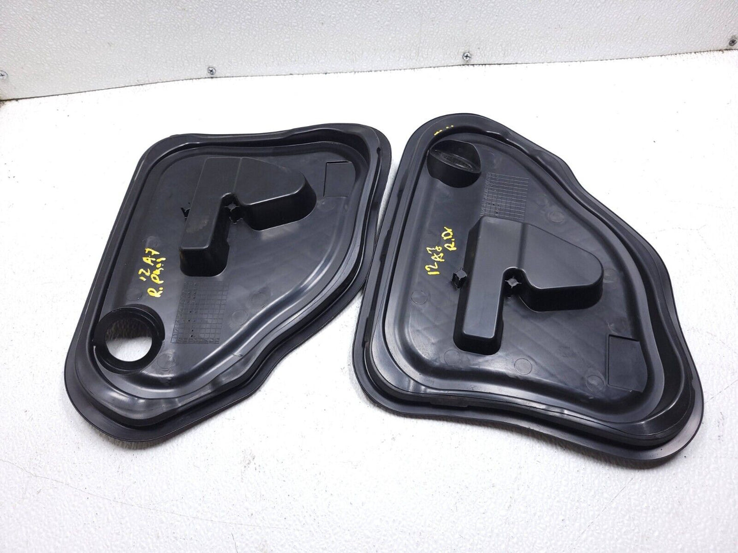 12 13 14 15 16 17 Audi A7 Rear Door Panel Inner Lock Cover Left & Right Pair OEM