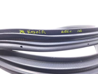 18-21 Hyundai Kona Door Weatherstrip Seal Rear Left Driver Side OEM 29k Miles