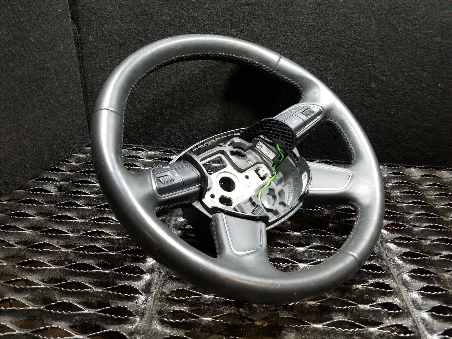 13 14 15 Audi A4 Steering Wheel Black Leather OEM