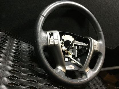07 08 09 10 11 12 Hyundai Veracruz Steering Wheel Black Leather OEM