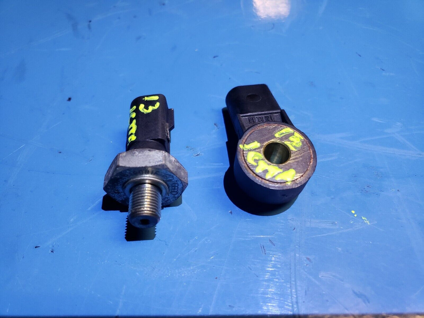 11 12 13 14 15 VW Jetta 2.0l Cbp Oil Pressure & Knock Sensor Pair OEM 62k