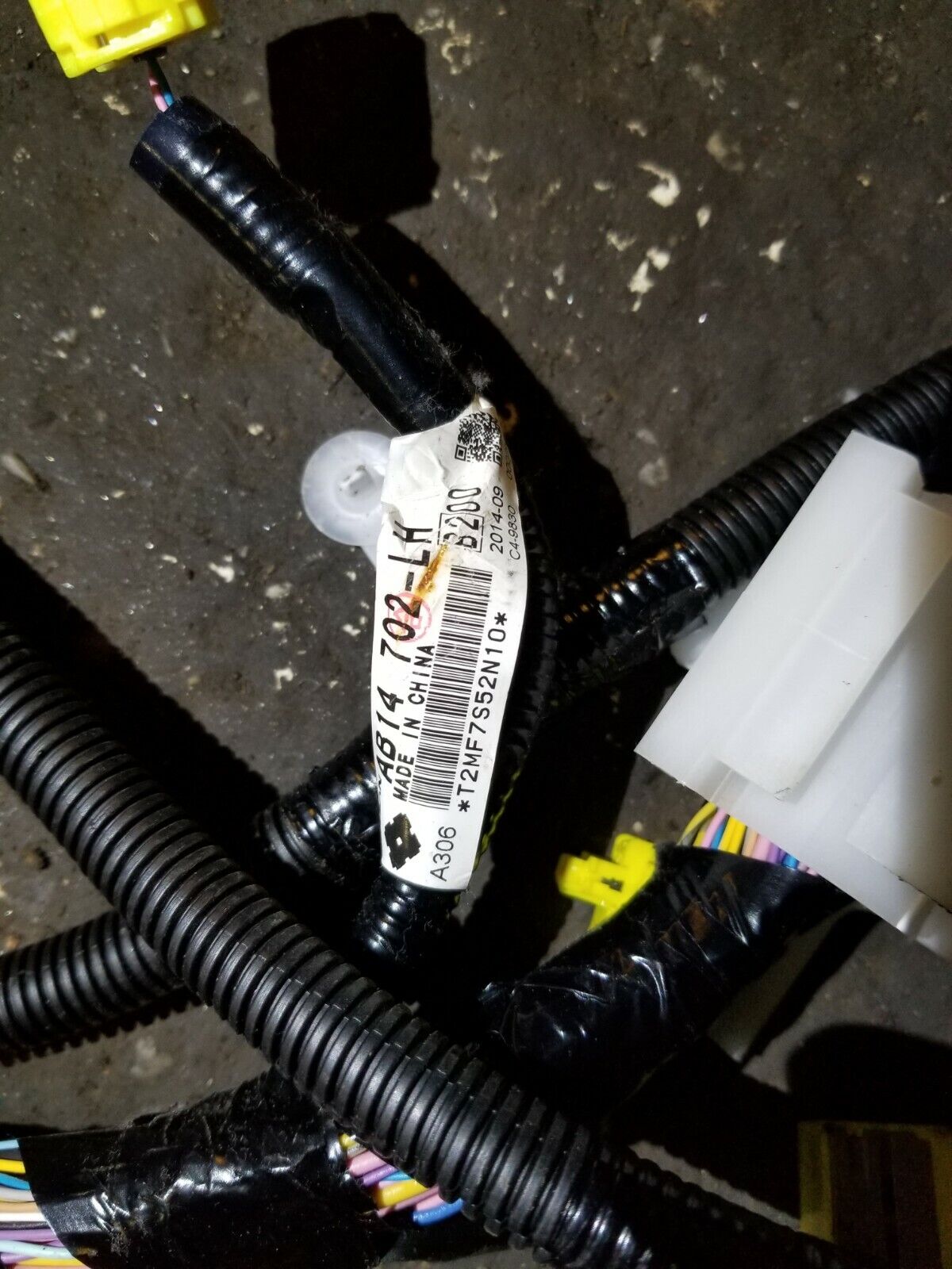 2014 2015 Infiniti Q40 Interior Wire Harness Left Driver Side OEM 34k