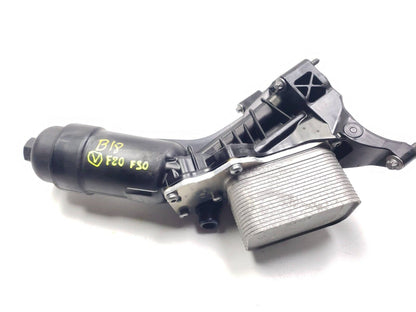 2017 - 2019 BMW F20 F30 Engine Oil Filter Housing W/ Cooler OEM