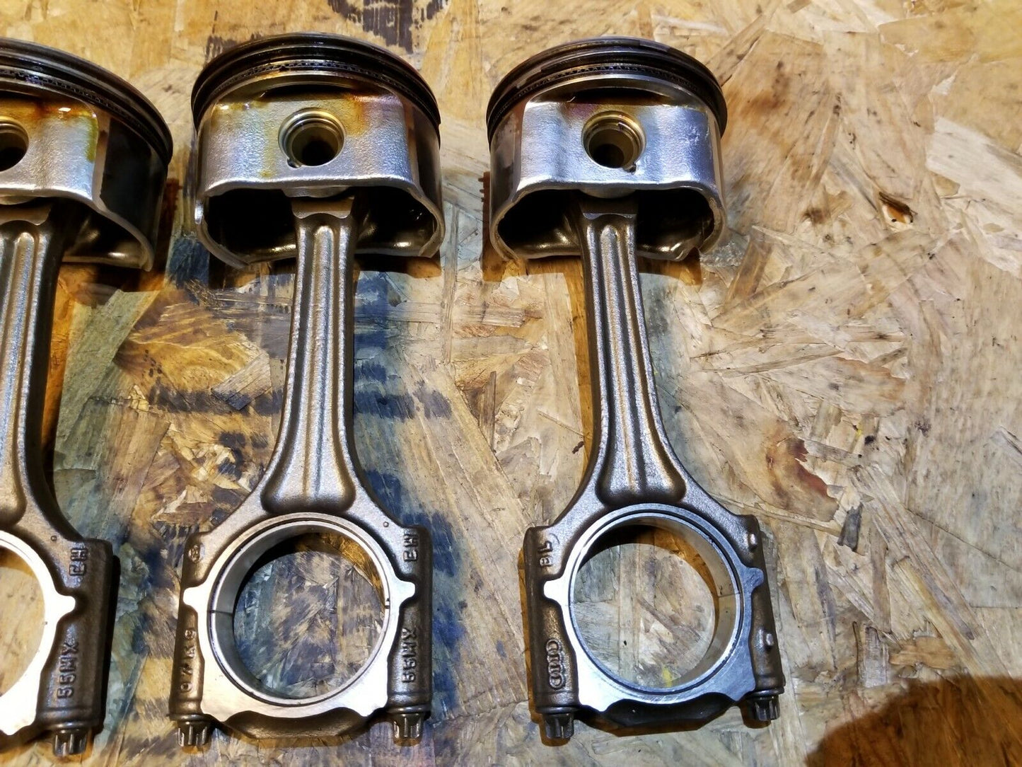 11 12 13 14 15 VW Jetta 2.5l Piston W/ Connecting Rod - Std 5pcs OEM 62k Miles