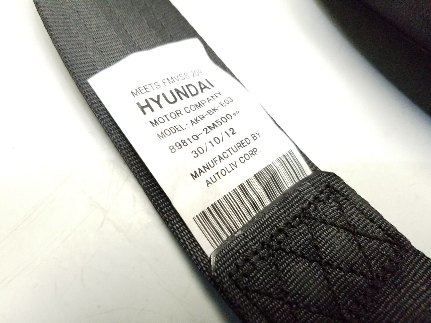 2013 - 2016 Hyundai Genesis Coupe Rear Seat Belt Retractor Left & Right 2pcs OEM