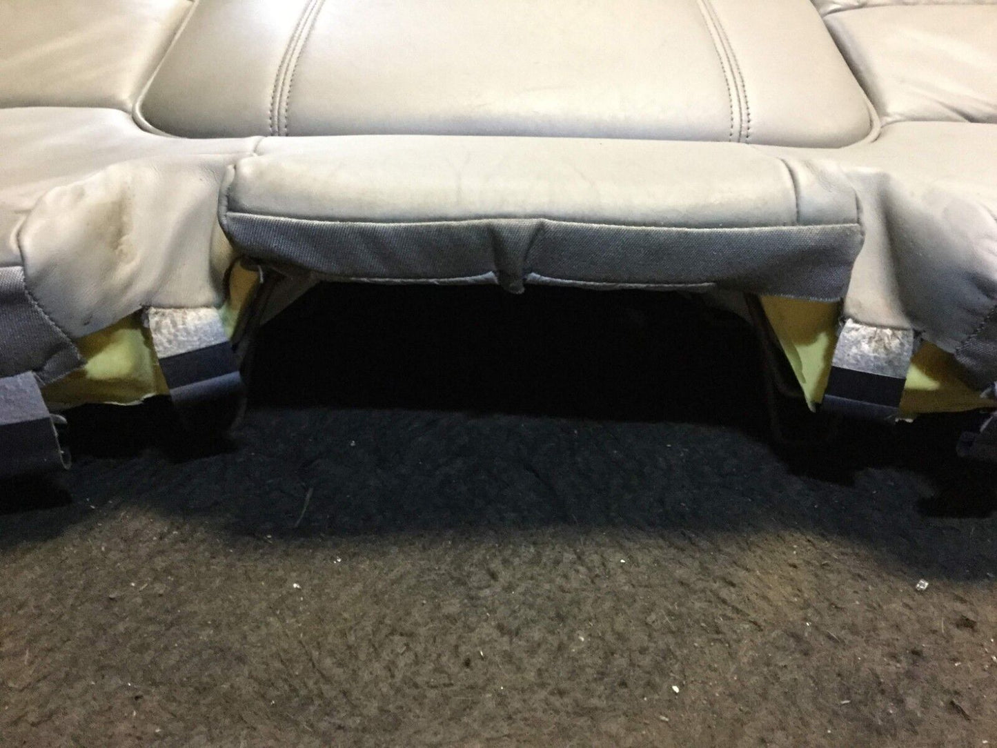 2004 2005 2006 2007 Audi A8 Rear Seat Leather Lower Bench Cushion OEM