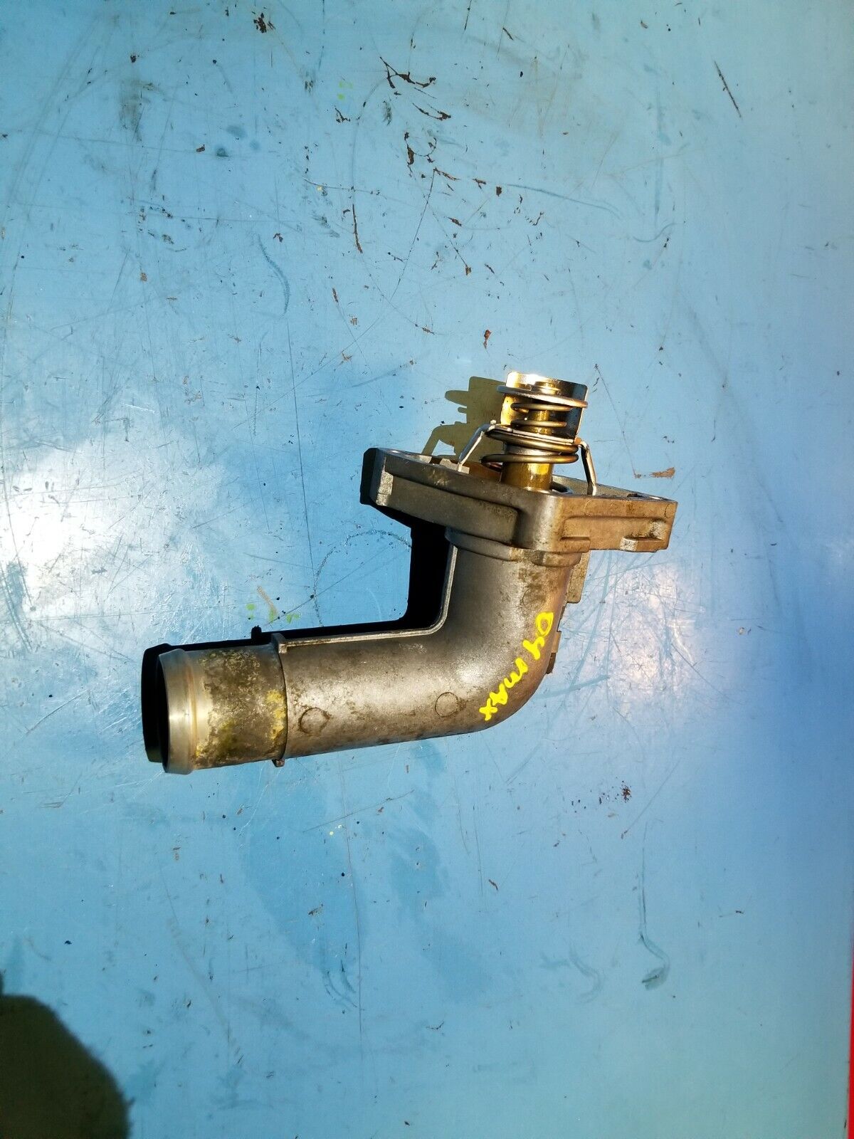 03 04 05 06 Nissan Maxima Coolant Water Outlet W/ Thermostat OEM 110k Miles