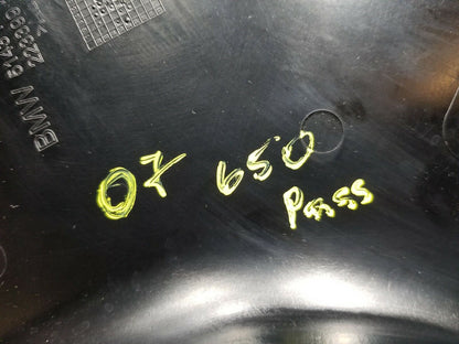 06 07 08 09 10 BMW 650i E63 Front Kick Panel Trim Passenger Side Right OEM