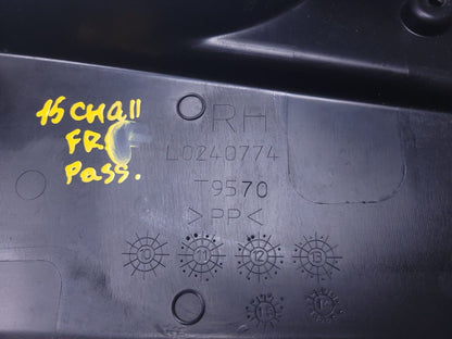 15 - 18 Dodge Challenger Front Passenger Seat Trim Cover Panel OEM 87k